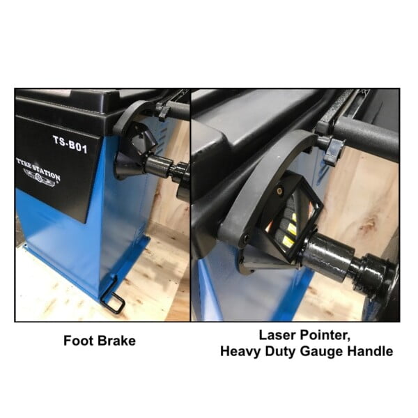 Foot Brake Laser, Heavy Duty Gauge Handle
