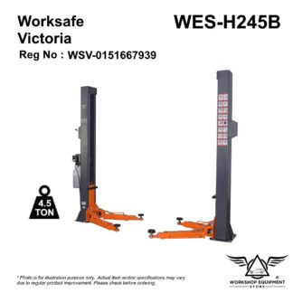 2-Post 4.5 ton Base Plate Car Hoist Model: WES-H245B